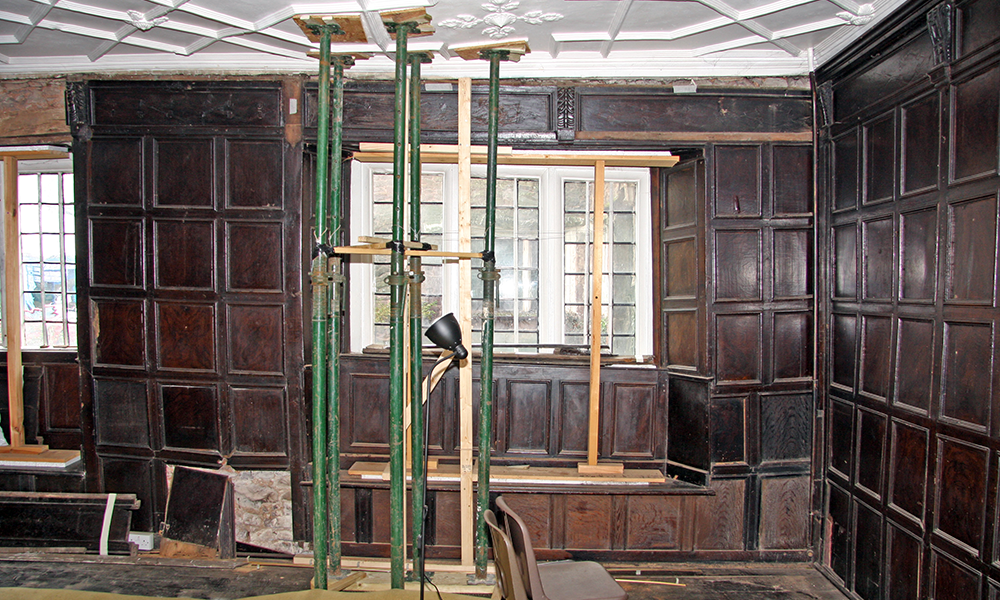 The Walronds, Cullompton, Devon: Survey of panelling