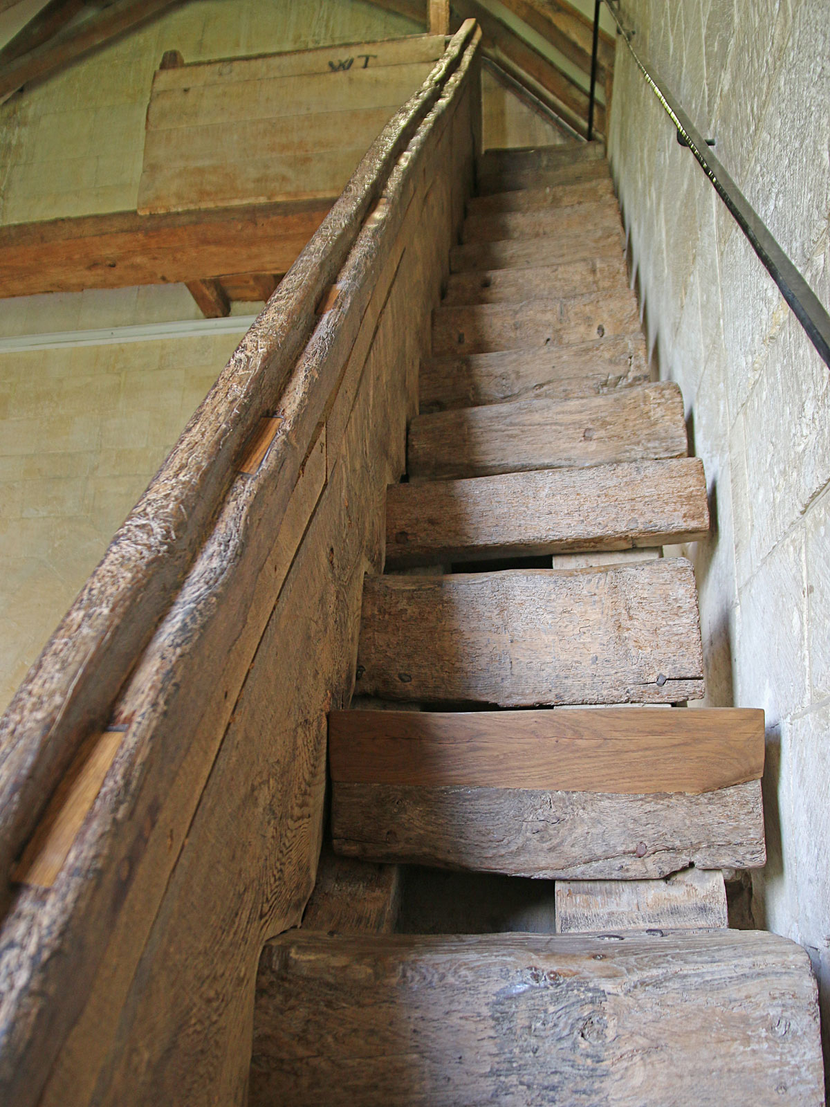 Belfry stair timber conservation at St Michael and All Angels, Bishops Cleeve, Gloucester