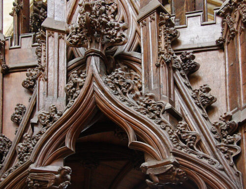 SURVEY OF THE BISHOPS THRONE – EXETER CATHEDRAL