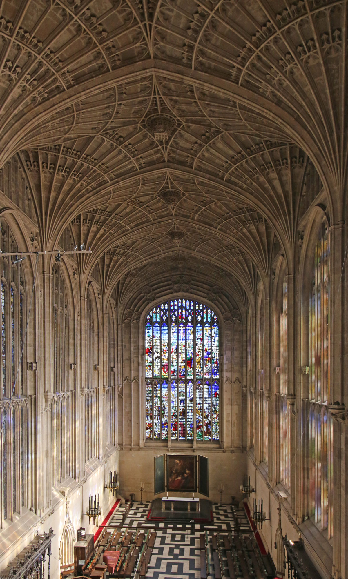 Kings College Chapel, Cambridge – conservation and repairs to organ case and choir stalls