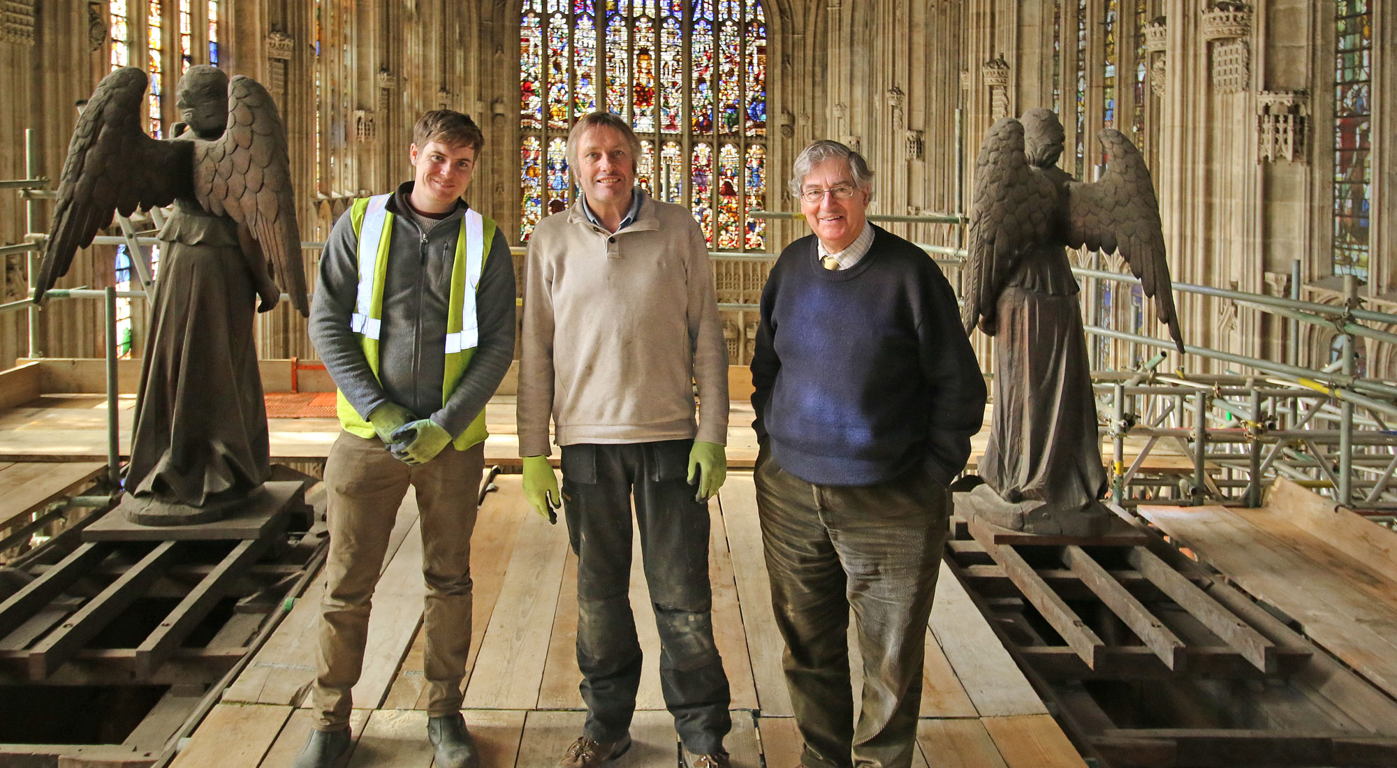 Kings College Chapel, Cambridge – conservation and repairs to organ case and choir stalls