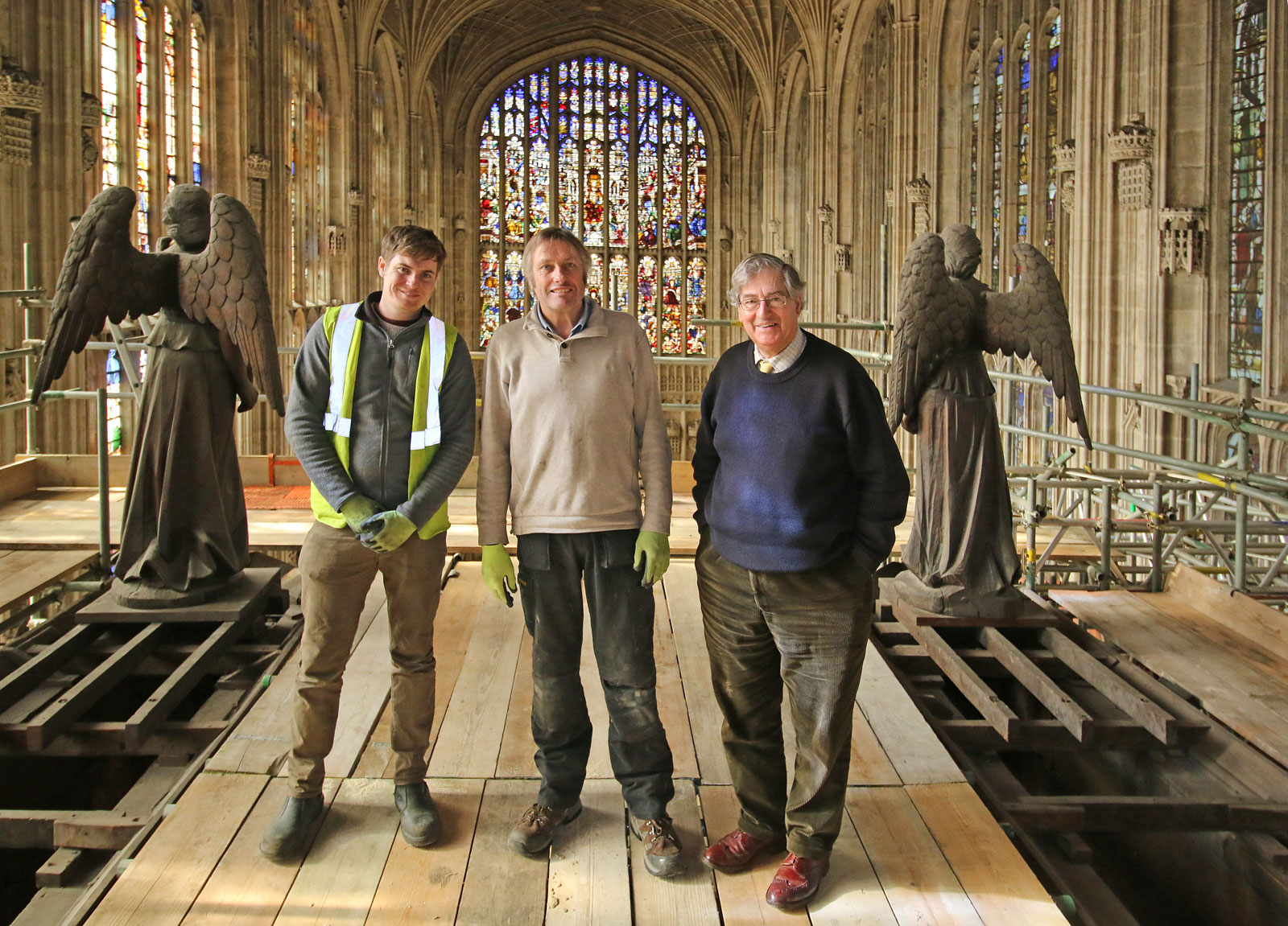 Kings College Chapel, Cambridge – conservation and repairs to organ case and choir stalls